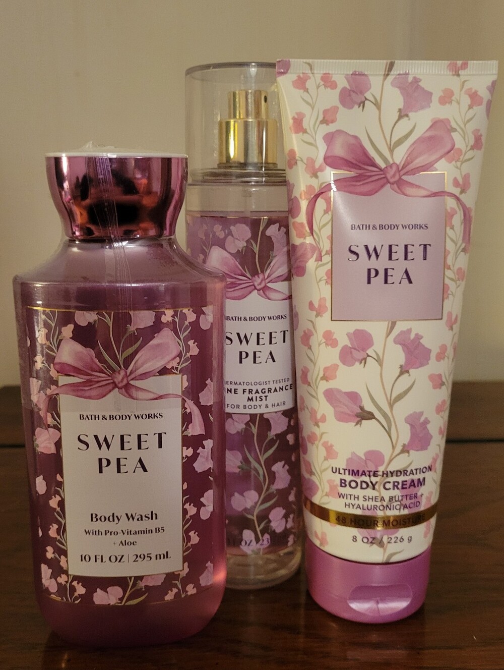 Bath & Body Works Sweet Pea set